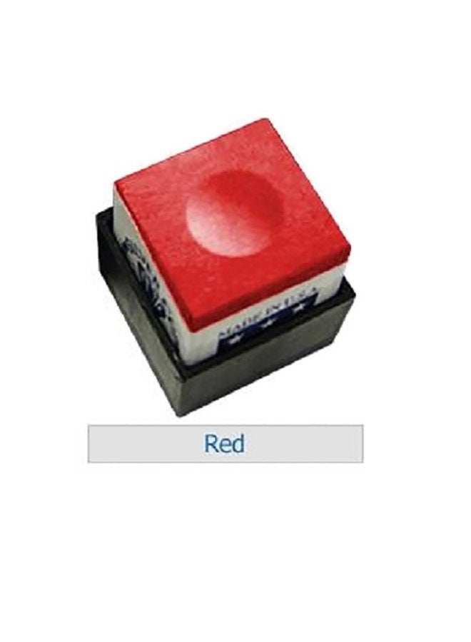 Silver Cup Set of 6 Red Billiard Pool Cue Chalk - Image 2