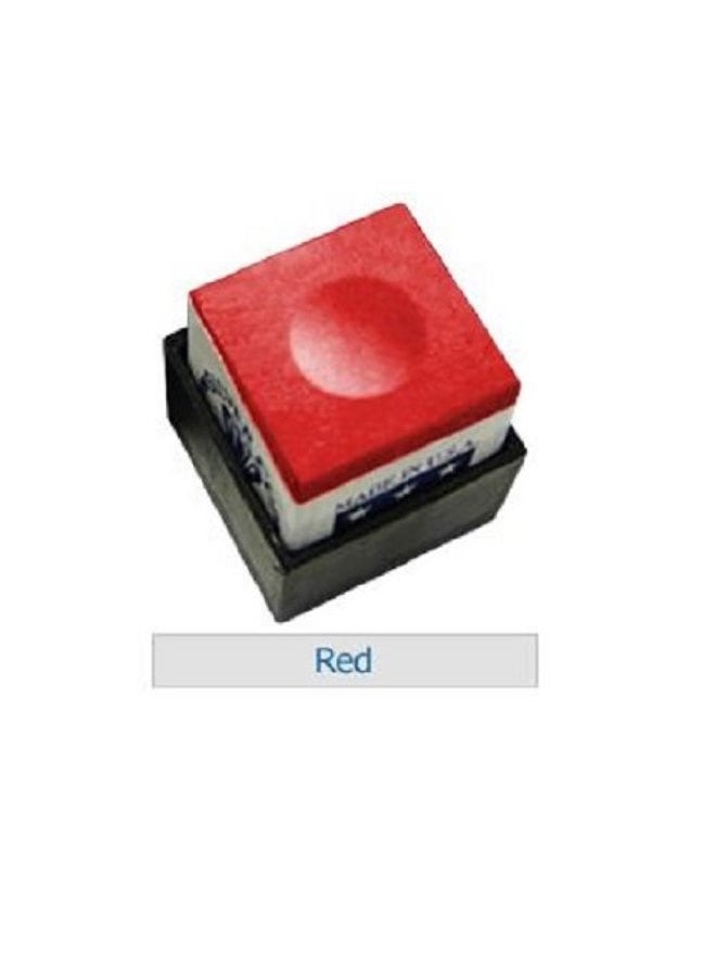 Silver Cup Set of 6 Red Billiard Pool Cue Chalk - Image 3