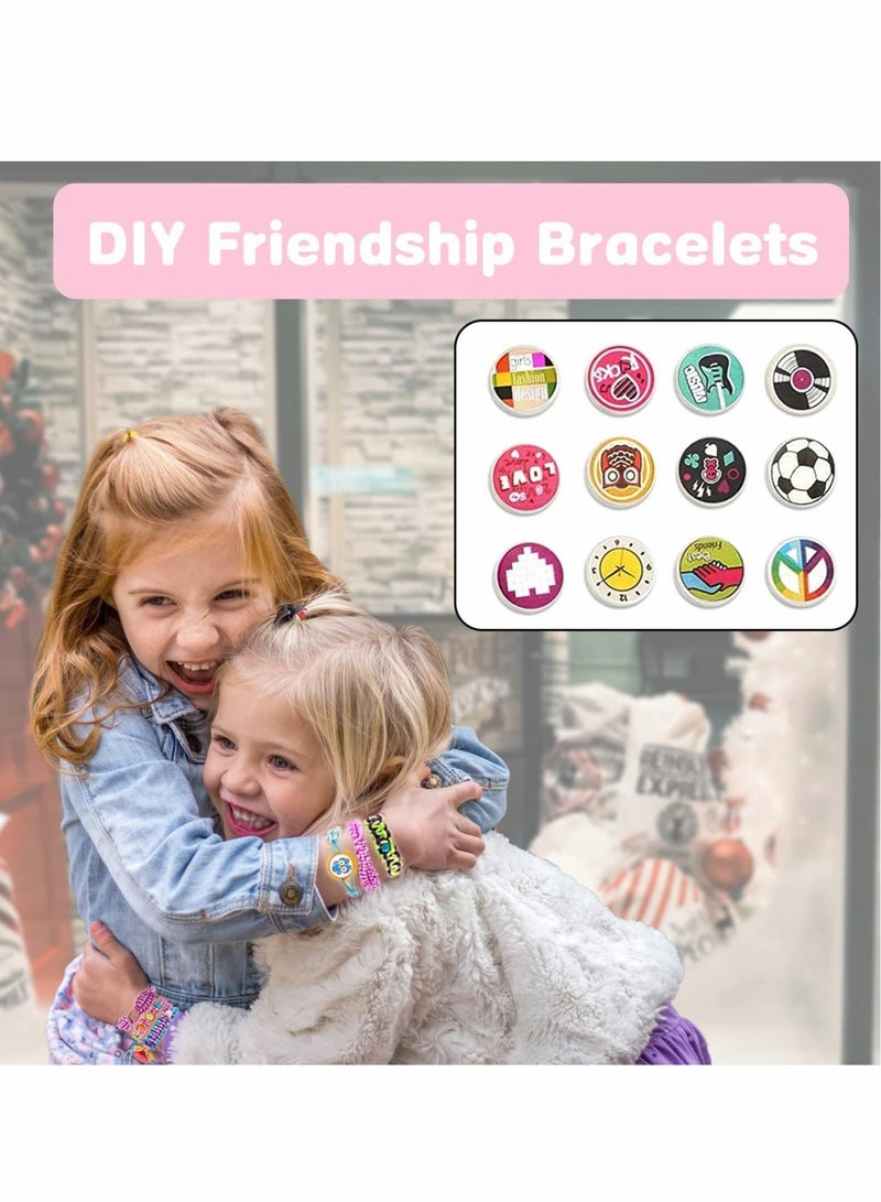 Excefore Friendship Bracelet Making Kit - Arts and Crafts Jewelry Making Toys for Teen Kids Ages 6 - 12 Year, Gifts for Party Supply, Birthday, Rewarding, and Travel Activity - Image 3