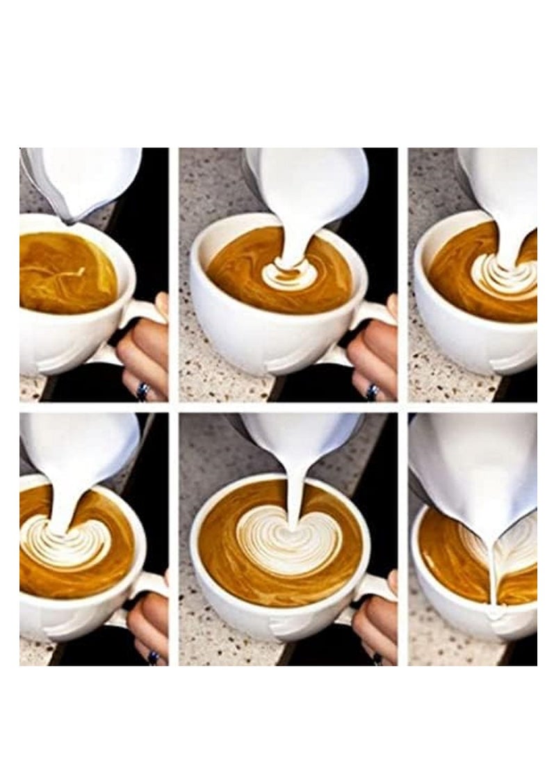 1 pcs Milk Frothing Pitcher, Stainless Steel Creamer Frothing - Image 3