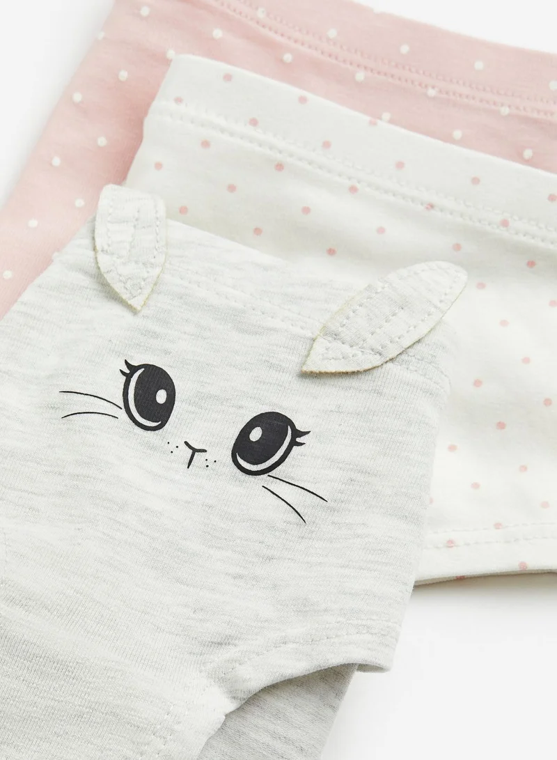 H&M Kids 5 Pack Printed Hipster Knickers