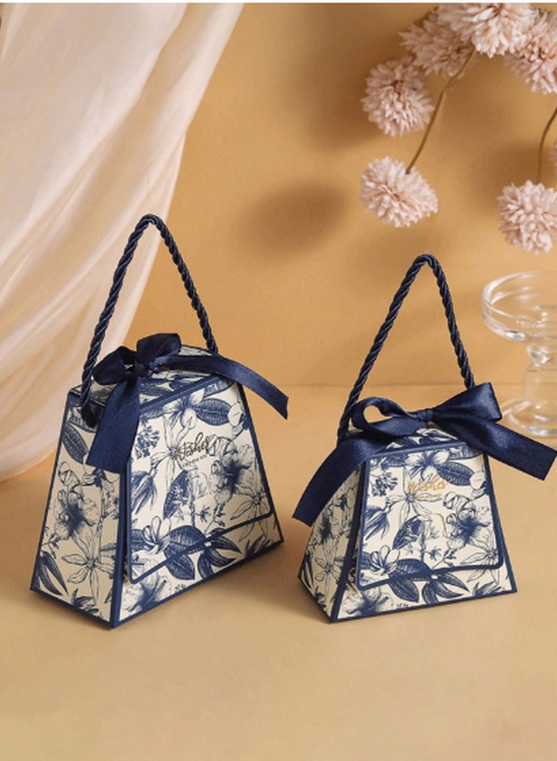 Generic 15-Piece Floral Gift Box Set with Handle & Ribbon – Elegant Packaging for Candies, Jewelry & Party Favors  - Image 2