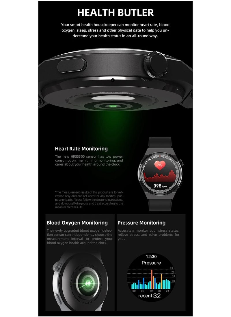 Generic HW3 Max Smart Watch With Full Screen Works With the Android And IOS System Quick Response Wireless Charging Sport Mode - Voice Assistant - Health Monitoring -  Multifunctional NFC  - Image 4
