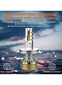 Lighting solutions Lighting Solutions H4 Led Car Headlight Bulb 150W 7000LM 6500K with Enhanced Cooling System Long Lasting Car Led Headlight  - Image 5