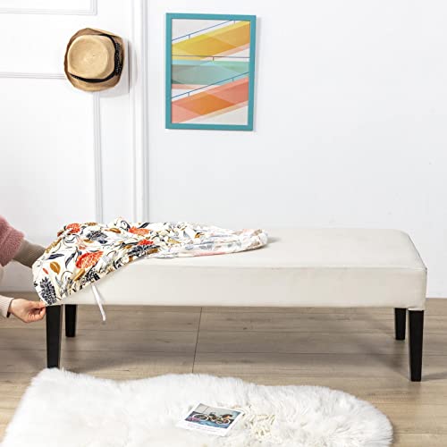 HEAVY DRIVER® Bench Covers High Stretch Slipcover for Dining Room Bench Seat Cushion Cover (Pattern - E) ,Spandex ,Multicolor - Image 2
