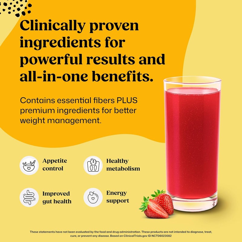 ColonBroom Premium Powder Supplement Strawberry  Colon Broom Psyllium Husk Fiber Powder Drink  Gluten Free NonGMO Colon Cleanse for Bloating Relief  Gut Health 50 Servings - Image 3