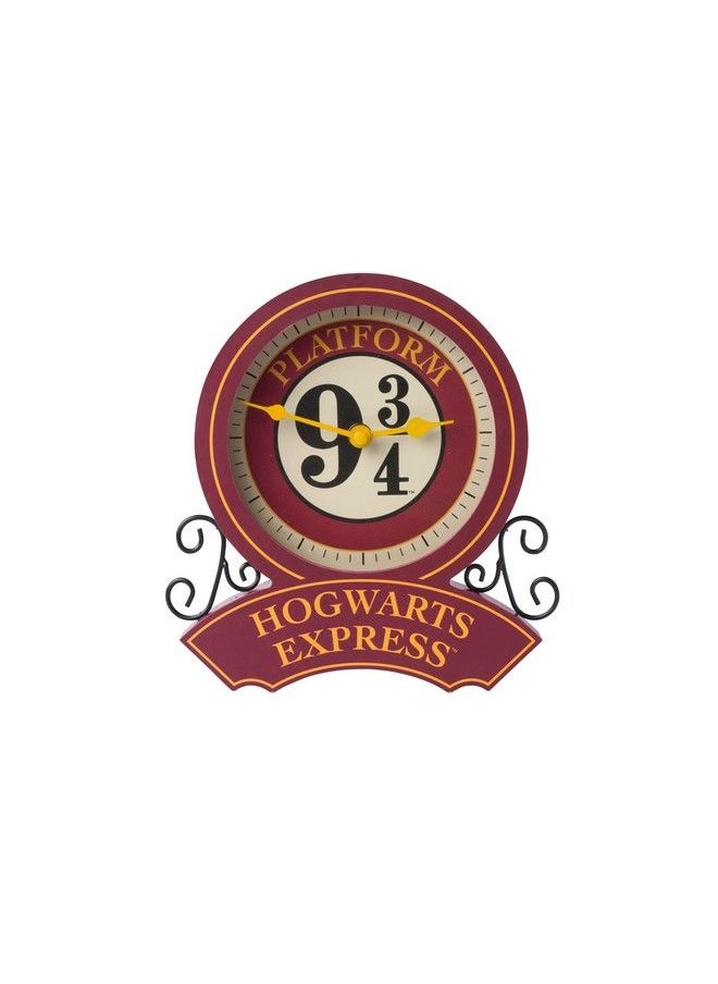 Silver Buffalo - Harry Potter Platform 9 3 4 Station Wall Clock 9.44 X 8.22 Inches - Image 1
