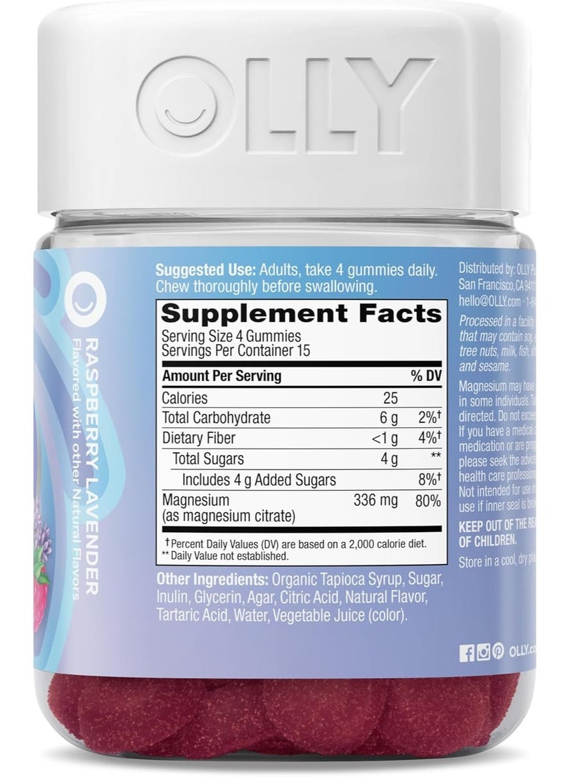 OLLY Relaxing Magnesium Gummies Supports Muscle relaxation 60 Gummies - Image 2