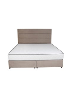 Bed and Mattress Zone Serenity Upholstered Bed 200 X 100 Single Size Muted Pink Color  - Image 1