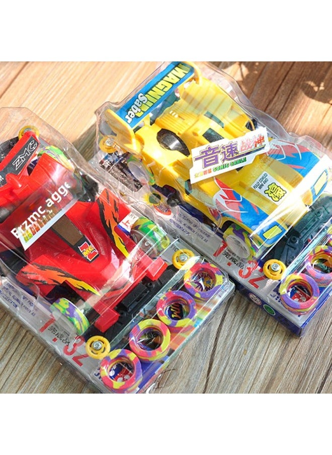 Hot Sale Children's Toy Electric 4WD Car Model Toy Car Boy Assembled 4WD-Color:2134 Plating Transparent Box Packaging  - Image 4
