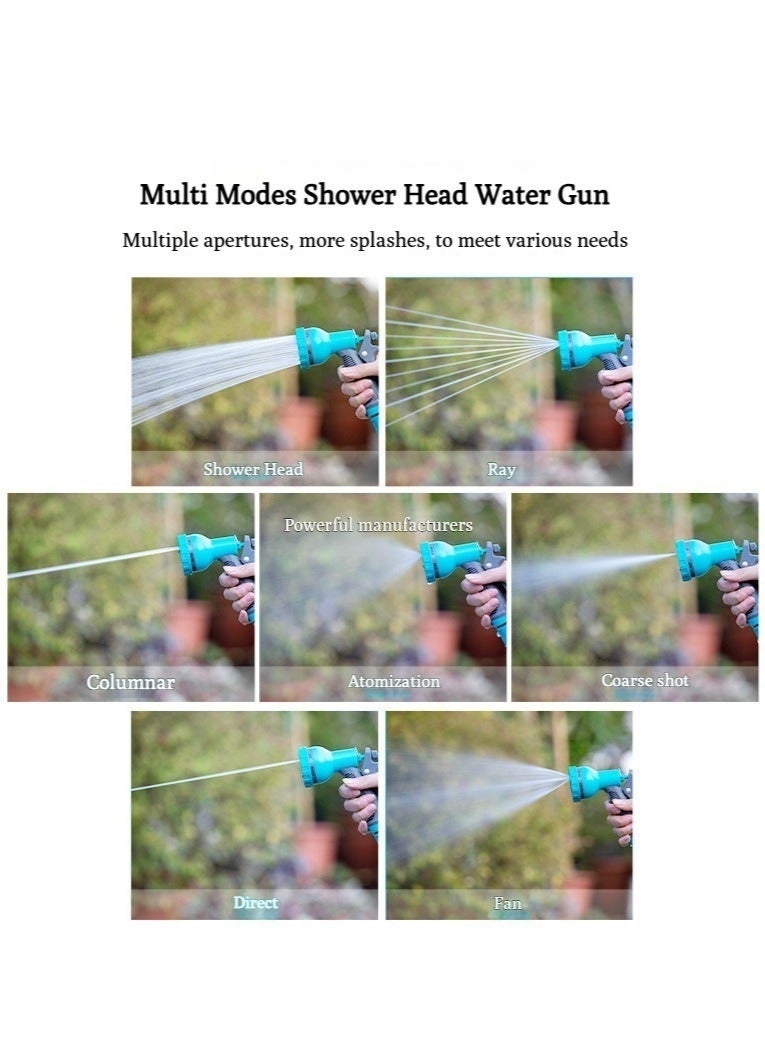 WALALLA Hose Reel Cart Garden Hose Reels for Outside Heavy Duty Portable Lightweight Garden Hose Cart, Hose Reel with Water Pipe, Extendable Water Pipe Storage Rack,16m Hose Cart+10m Pipe,Blue - Image 4