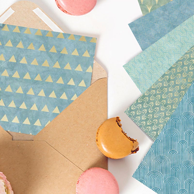 Colabrili 12"X12" Boho Scrapbook Paper, Double sided printing 13.76 oz/390 g, 24 Sheets DIY Origami Decorative Craft for Card Making Background Origami Decopage Decorative Scrapbooking Supplies (Boho3) - Image 5