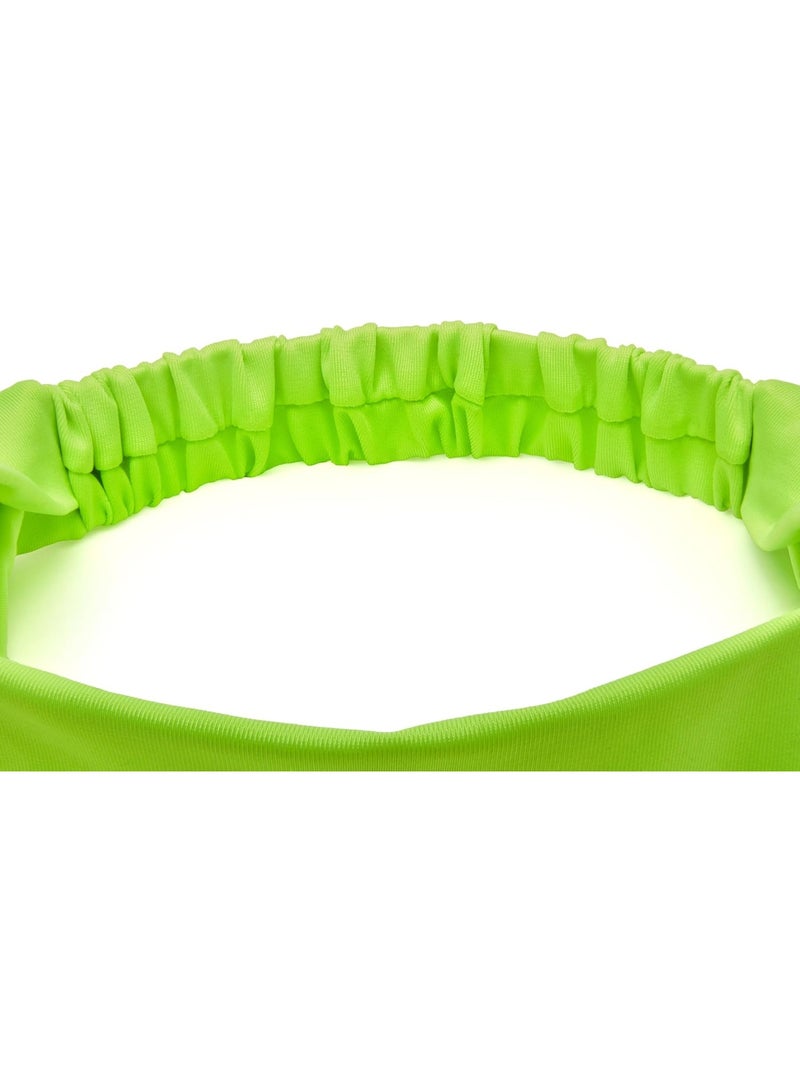 Adidas Sports Headband – Lucid Lemon, Soft Stretchable Sweat-Absorbing Headband for Training & Running - Image 1