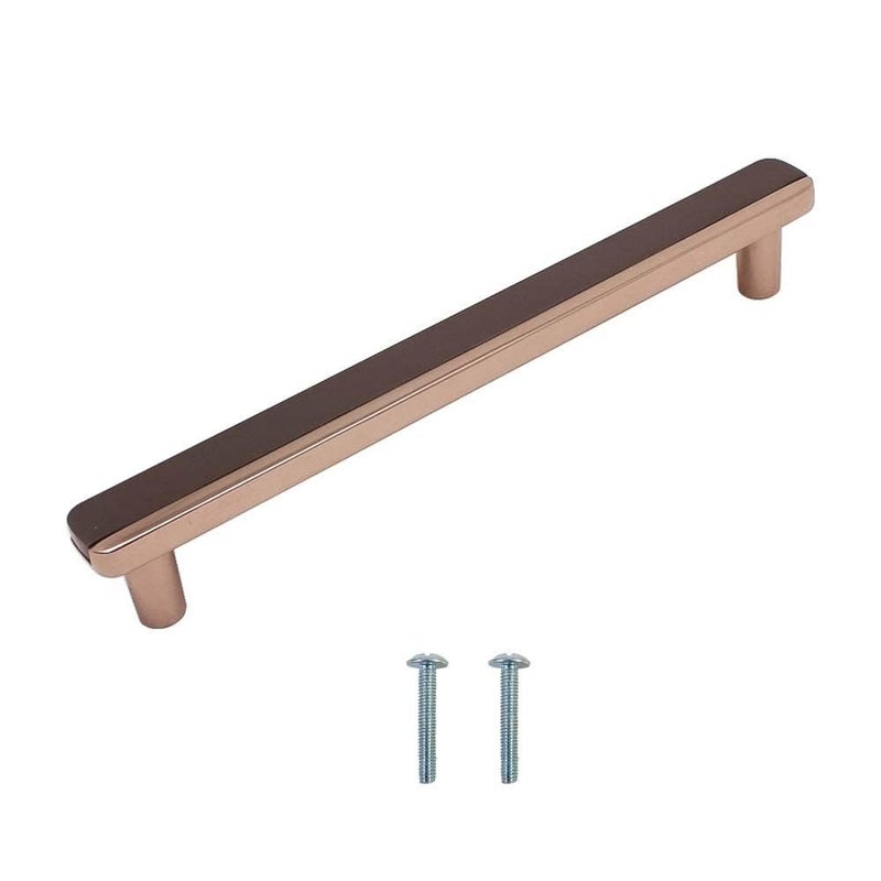 Volo VOLO Rose GoldBlack 96 MM CabinetWardrobe Door HandlesCupboard Drawer Pull HandleKitchen Drawer Pulls Handle_S178  - Image 1