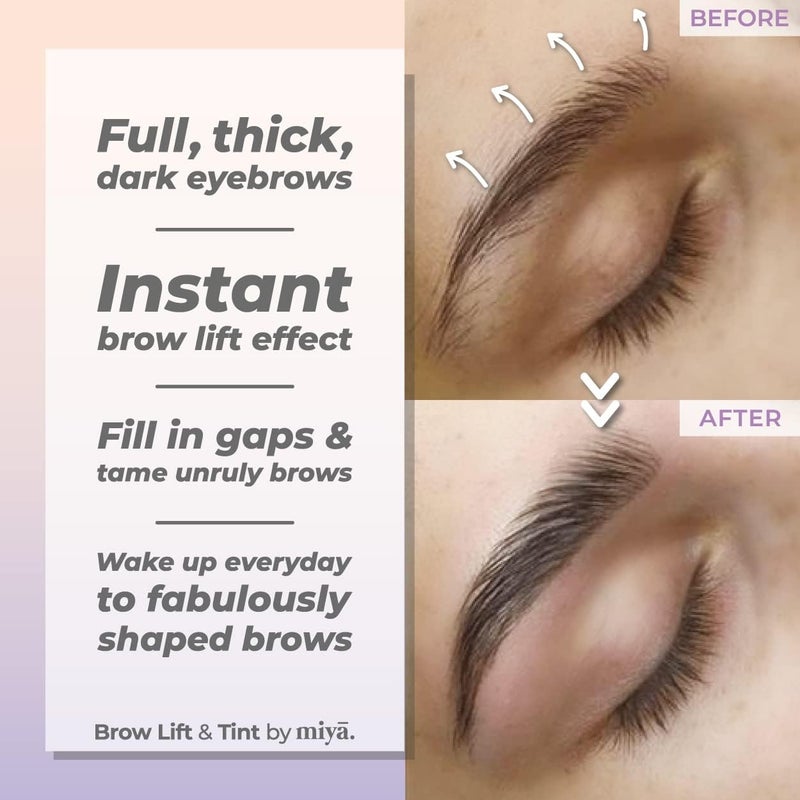 MIYA LASH All in 1 Eyelash and Eyebrow Lift Kit - Lash Lift and Tint, Brow Lamination and Tint, Keratin Lash Perm LVL, Beginner Friendly, All Tools Included - Image 5
