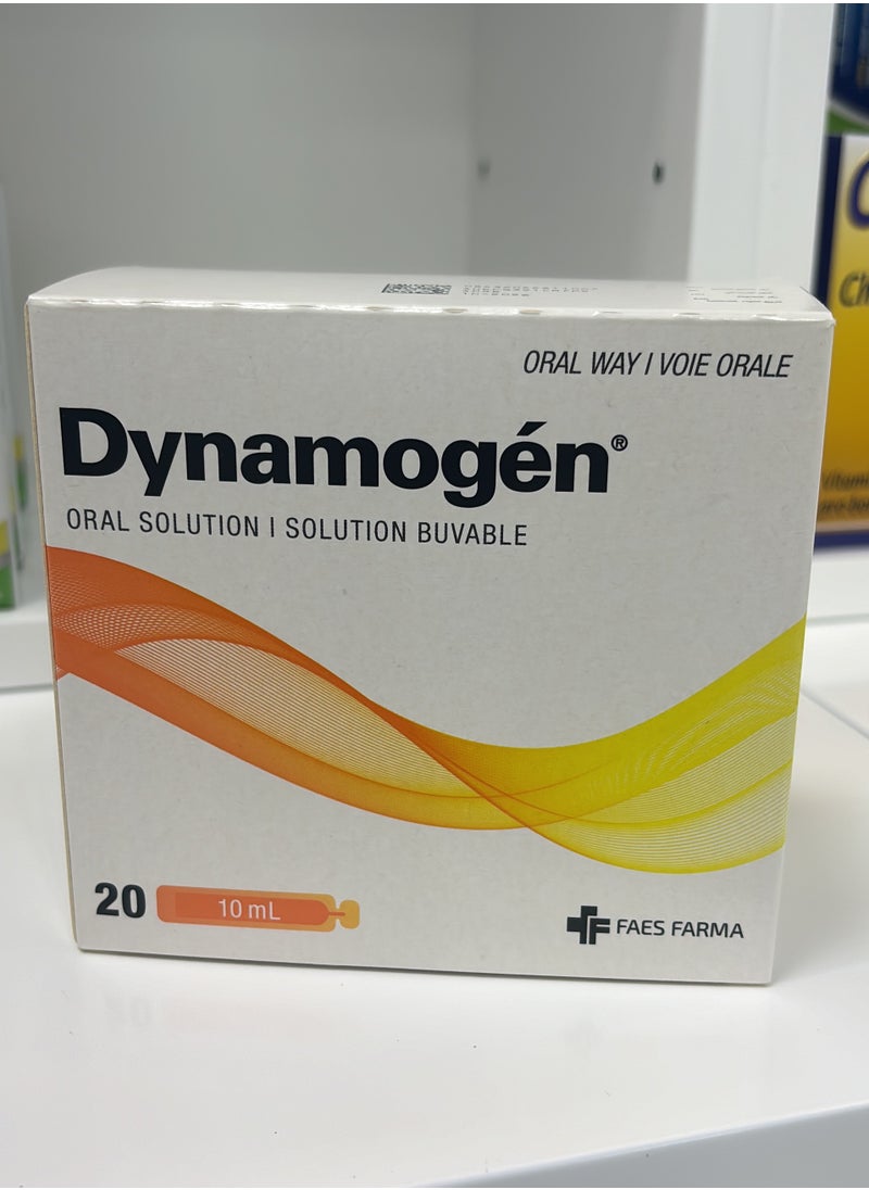 Dynamogen ديناموجين إنزيمات هاضمة محلول فموي 20 قارورة × 10 مل 