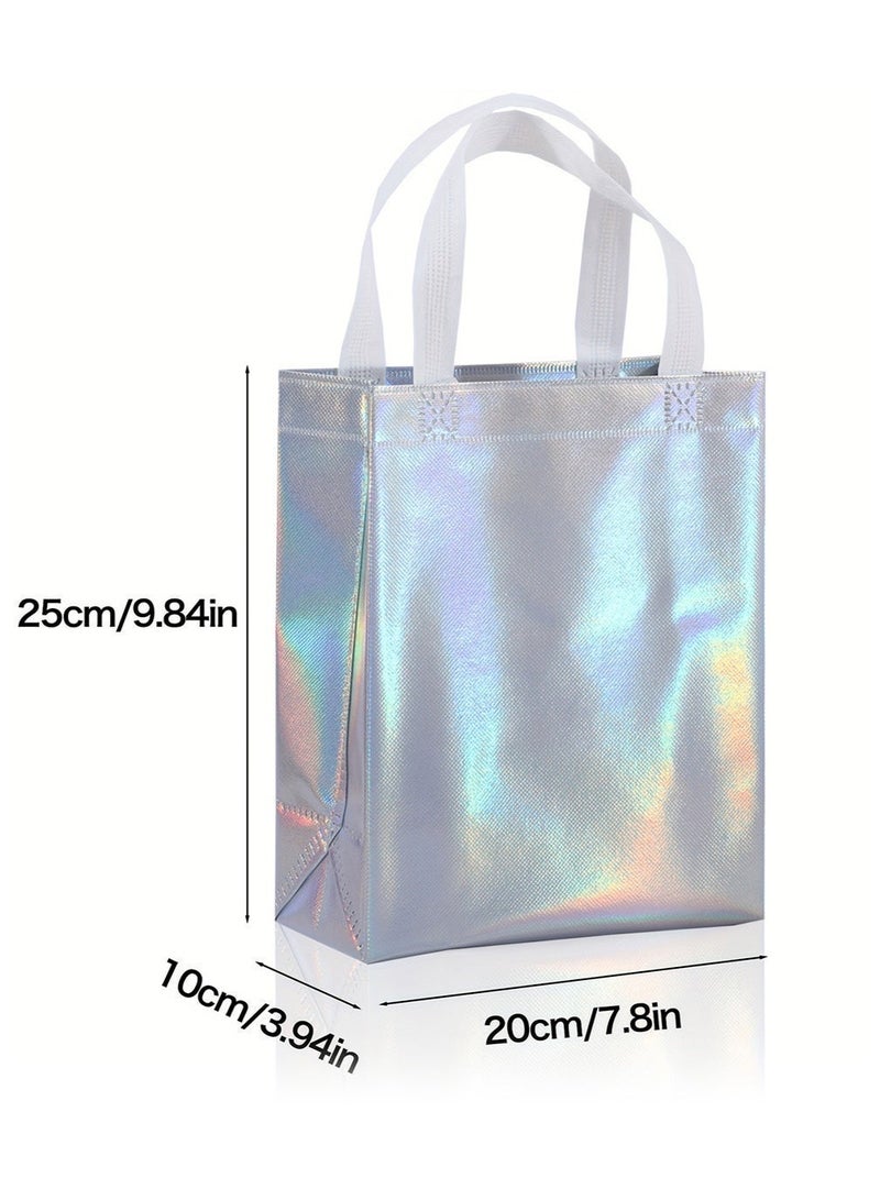 Reusable Non Woven Gift Bags with Handles, 20×10×25cm, Pack of 20, Multipurpose Holiday Gift Tote Bags for Wedding Ramadan Festival - Image 5