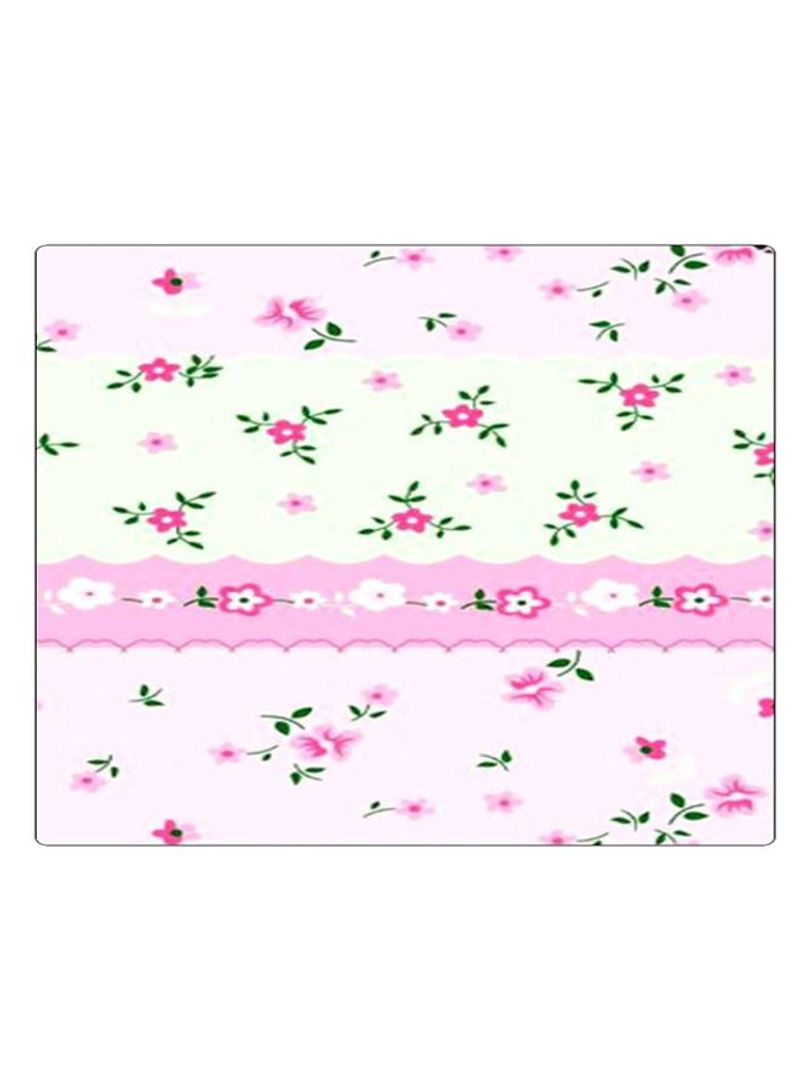 RKN Printed Anti-Slip Gaming Mouse Pad Pink/Grey/White