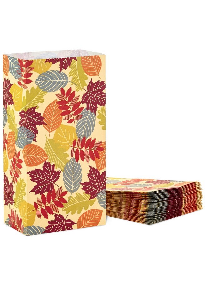 Hallmark Hallmark Fall Leaves Party Favor and Wrapped Treat Bags (30 Ct.) for Autumn Parties, Halloween, Thanksgiving, Friendsgiving, Care Packages and More  - Image 3