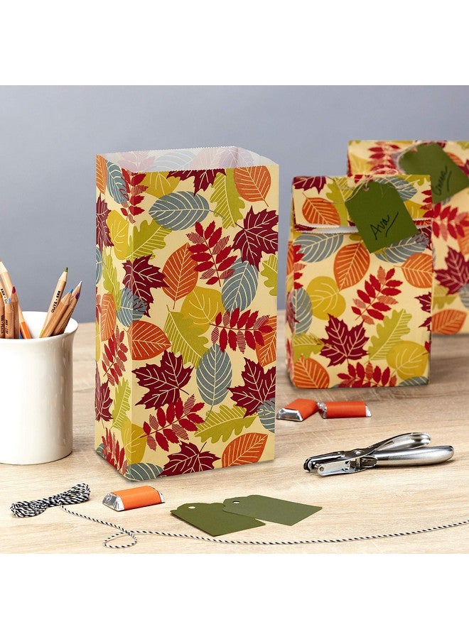 Hallmark Hallmark Fall Leaves Party Favor and Wrapped Treat Bags (30 Ct.) for Autumn Parties, Halloween, Thanksgiving, Friendsgiving, Care Packages and More  - Image 2