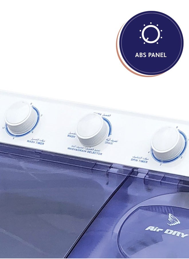 Arrow - 4.5KG Twin Tub Semi-Automatic Washing Machine, Quick-and-Easy Installation, White Color | Model Name: RO-06TTB - Image 1