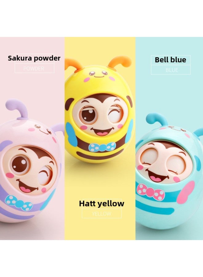 Tumbler Toy Baby 3-6-9-12 Months Baby Educational Children Children 0-1 Year Old Large Bell-Color:Silicone Nano Bracelet  - Image 3