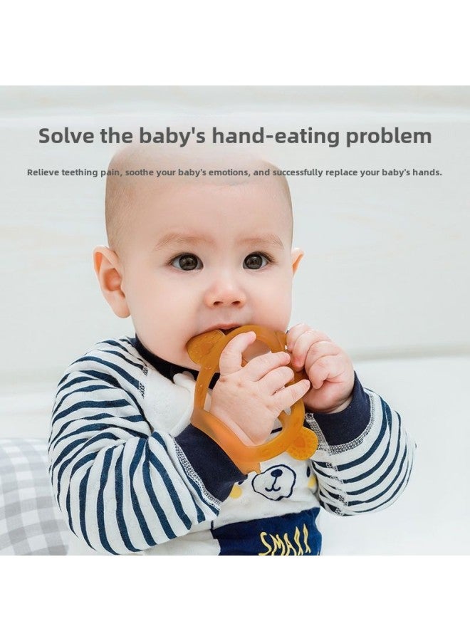 Tumbler Toy Baby 3-6-9-12 Months Baby Educational Children Children 0-1 Year Old Large Bell-Color:Silicone Nano Bracelet  - Image 1