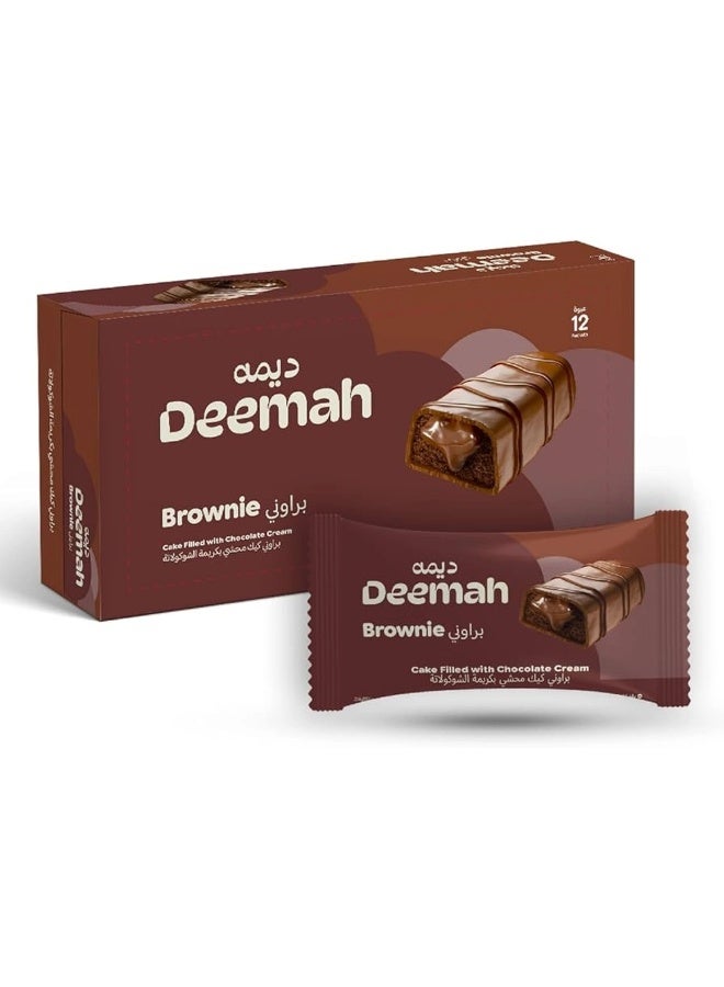 Deemah Brownie Cake Filled With Chocolate Cream- 375gms