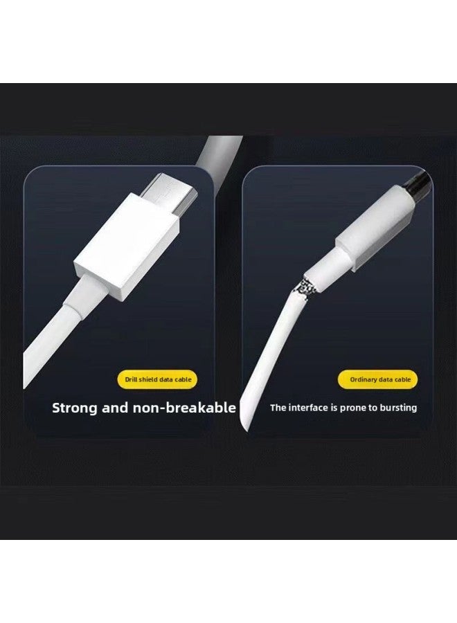 Android 6A Data Cable Is Suitable For Huawei To Enjoy Glory For Xiaomi VIOP Car Super Fast Charging Wire Lengthened By 2 Meters-Color:2m [android 6a Flash Charging] 2-pack With Two-year Warranty - Enhanced Version  - Image 4