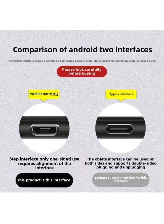 Android 6A Data Cable Is Suitable For Huawei To Enjoy Glory For Xiaomi VIOP Car Super Fast Charging Wire Lengthened By 2 Meters-Color:2m [android 6a Flash Charging] 2-pack With Two-year Warranty - Enhanced Version  - Image 3