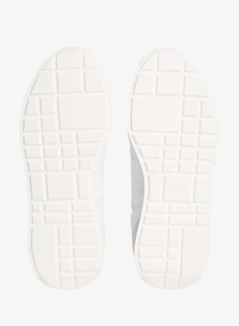 Calvin Klein Jeans Bright White/Black/Marshmallow Essential Retro Mono-Sock Fit Trainers for Women | Best Price UAE