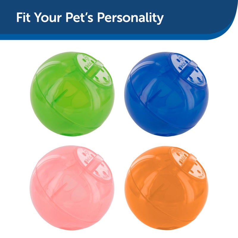 PetSafe Slimcat Feeder Ball - Interactive Game for Your Cat - Fill with Food and Treats - Pink - Image 5