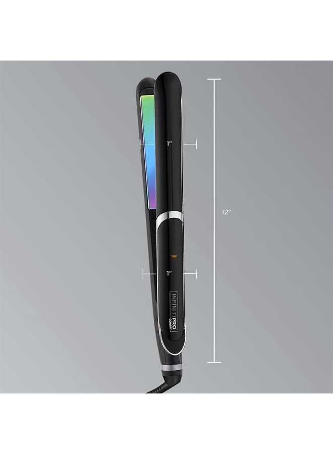 CONAIR INFINITIPRO من CONAIR مكواة مسطحة تيتانيوم قوس قزح، 1 بوصة - Image 5