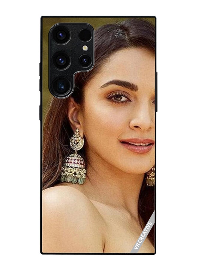 Protective Case Cover For Samsung Galaxy S25 Ultra Bollywood Actress Rashmika Mandanna Design Multicolour