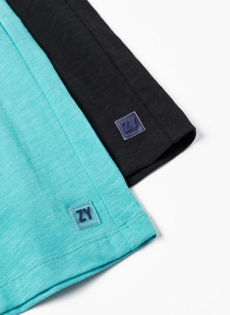 Zippy Pack 2 Cotton Sport Shorts for Boys