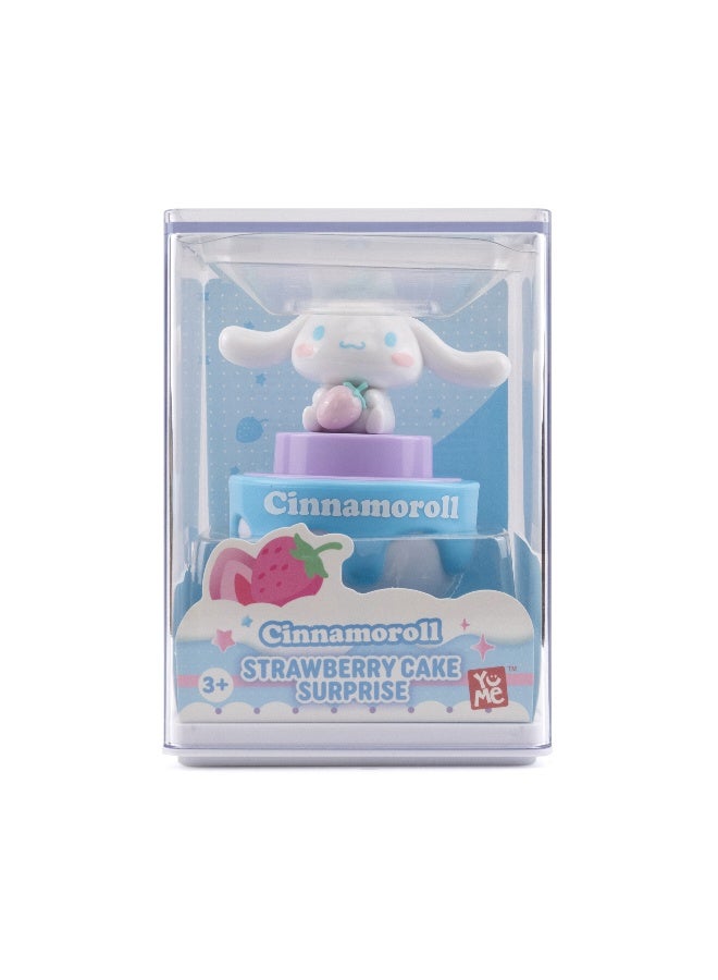 Hello Kitty مفاجأة كعكة الفراولة هالو كيتي وأصدقائها - سينامورول | تمثال قابل للجمع | تمثال عرض | هدية مثالية للأطفال وجامعي الكبار! - Image 3