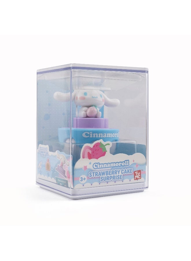 Hello Kitty مفاجأة كعكة الفراولة هالو كيتي وأصدقائها - سينامورول | تمثال قابل للجمع | تمثال عرض | هدية مثالية للأطفال وجامعي الكبار! - Image 4