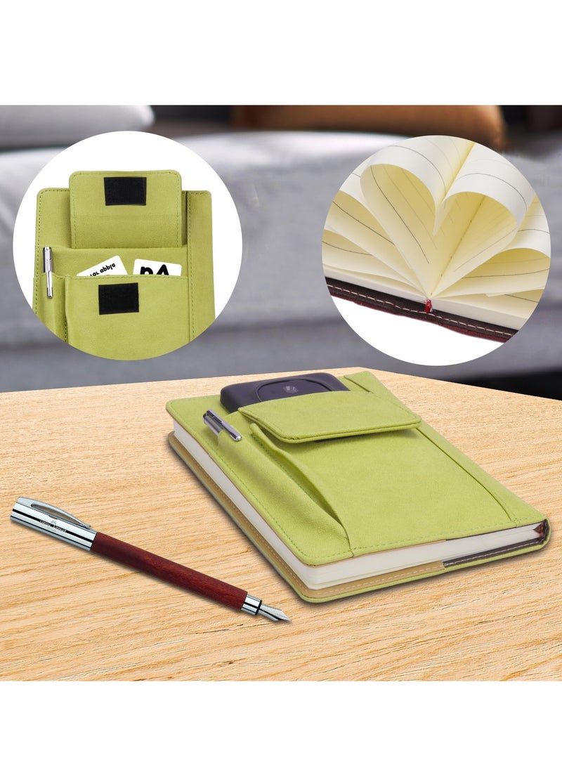 Generic Premium Handmade A5 Leather Journal Notebook, Refillable Full Grain Hardcover for Writing, Note Taking, Travel, Ideal Gift for Men and Women  - Image 2