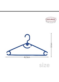 Feelings FEELINGS HANGER PLASTIC ARCH BLUE 24 PCS SET  - Image 2