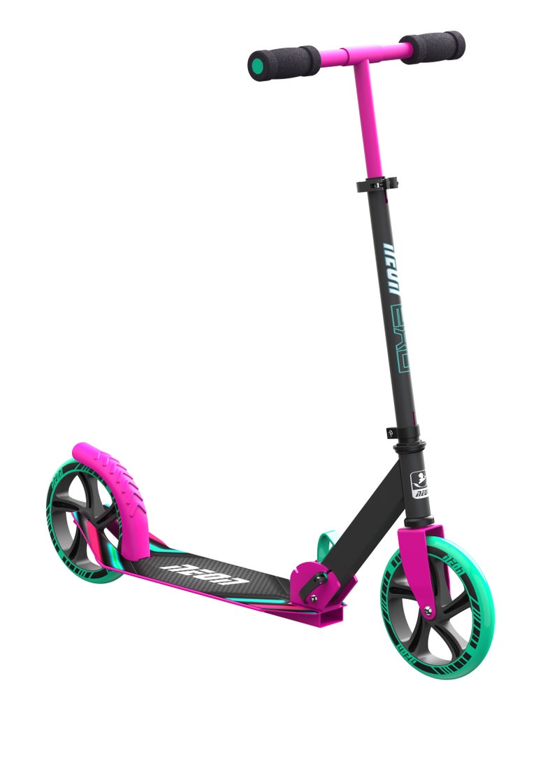 NEON Neon EXO is the perfect 2 wheels scooter for first-time riders,with light-up and floding (Pink)  - Image 1