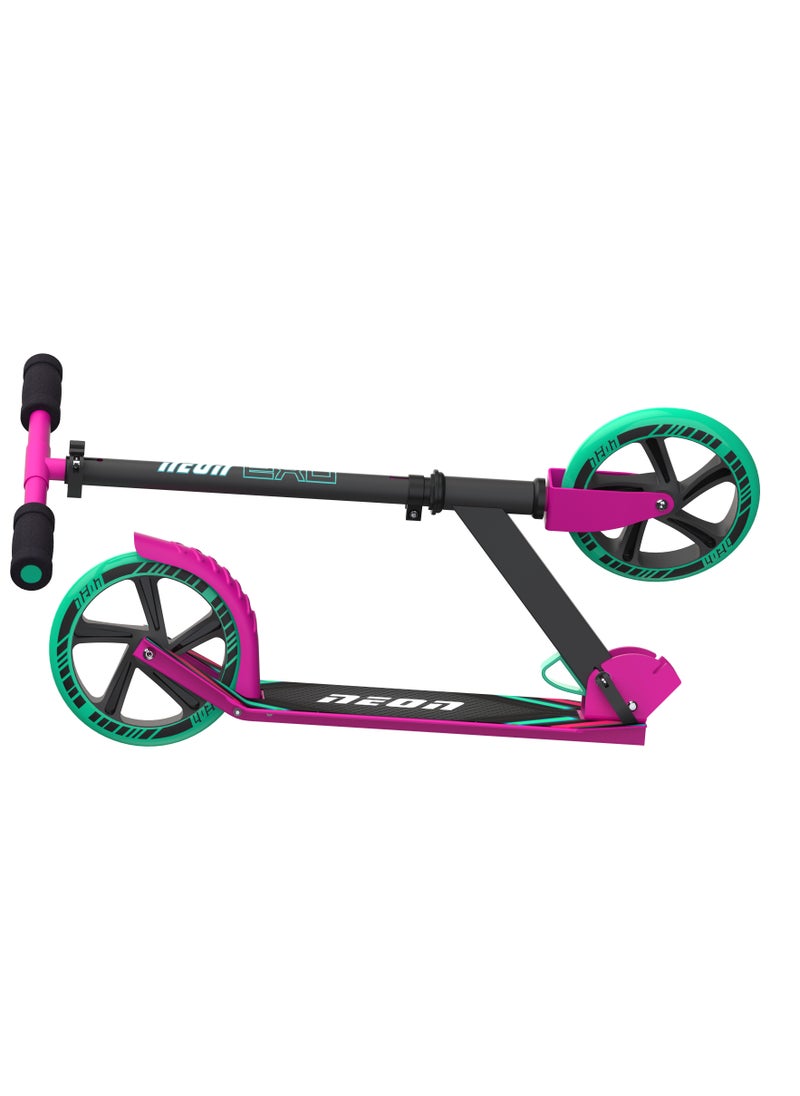 NEON Neon EXO is the perfect 2 wheels scooter for first-time riders,with light-up and floding (Pink)  - Image 5
