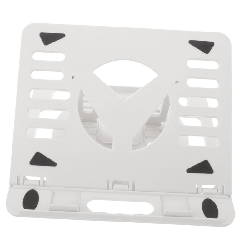Adjustable Ergonomic Laptop Cooling Stand White Height Adjustable Heat Dissipation - Image 2