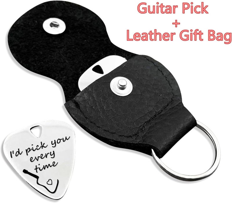 JUPPE Guitar Pick, Custom Guitar Pick Holder Storage Personalized Bronze Copper Stainless Steel Guitar Picks & Bass Picks Music Gift For Guitarist Him Her (Custom order) - Image 3