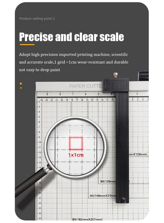 أف بي سي A4 ورقة لفة القطع الأبيض الأسود لقطع الصور واستخدام المكتب - Image 5