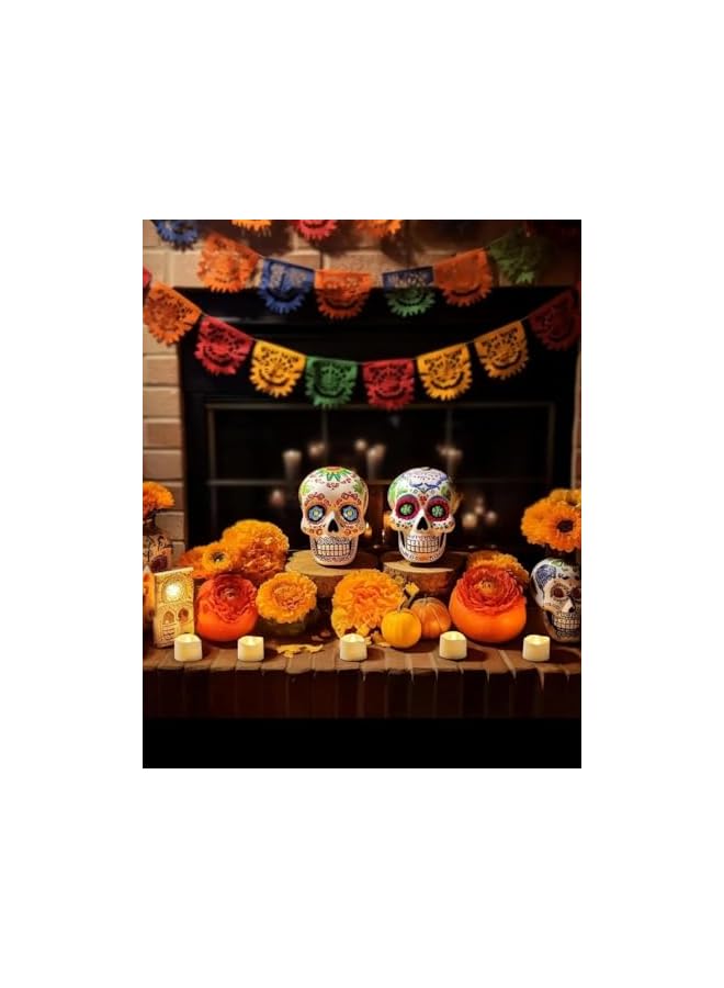 The Bros Flameless LED Tea Lights Candles 200+Hour Glow Fake Electric Candles TeaLights for Votive, Aniversary, Wedding Centerpiece Table Decor, Funeral, Halloween, Christmas (Set of 12) - Image 3