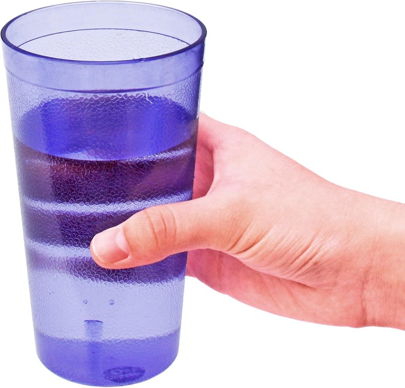 New Star Foodservice New Star Foodservice  RestaurantGrade Beverage Tumblers Blue Set of 72 5 oz 