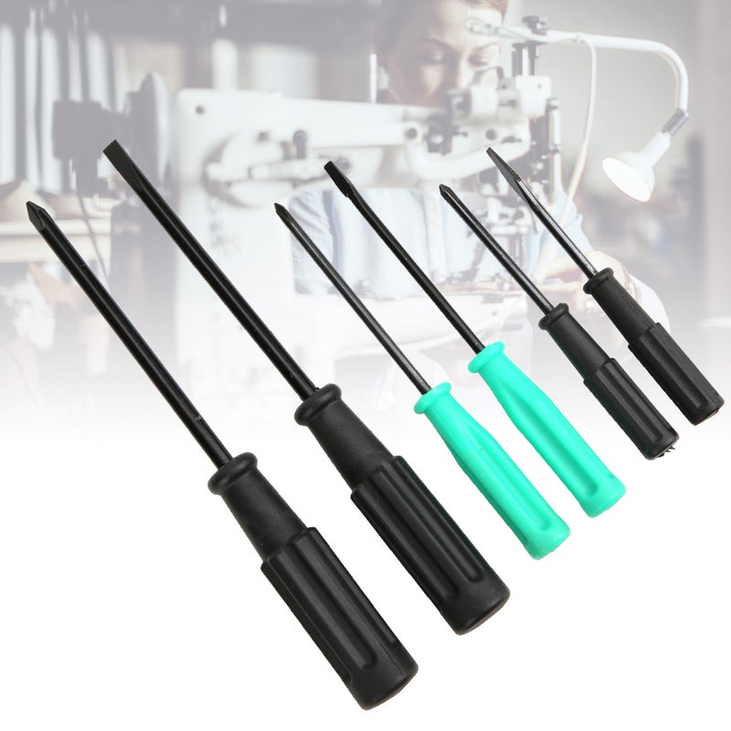 6 Pcs Screwdriver Kit Slotted Cross Heat Treated Repairing Screwdriver Tool for Sewing Machine - Image 5