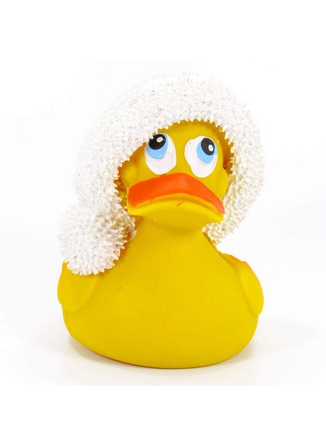 LANCO Christmas Santa Holiday Rubber Duck Bath Toy | All Natural, Organic, Eco Friendly, Squeaker | Lanco Brand | Imported from Barcelona, Spain - Image 2