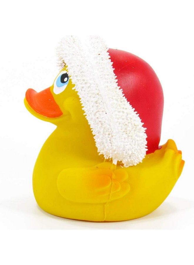 LANCO Christmas Santa Holiday Rubber Duck Bath Toy | All Natural, Organic, Eco Friendly, Squeaker | Lanco Brand | Imported from Barcelona, Spain - Image 5