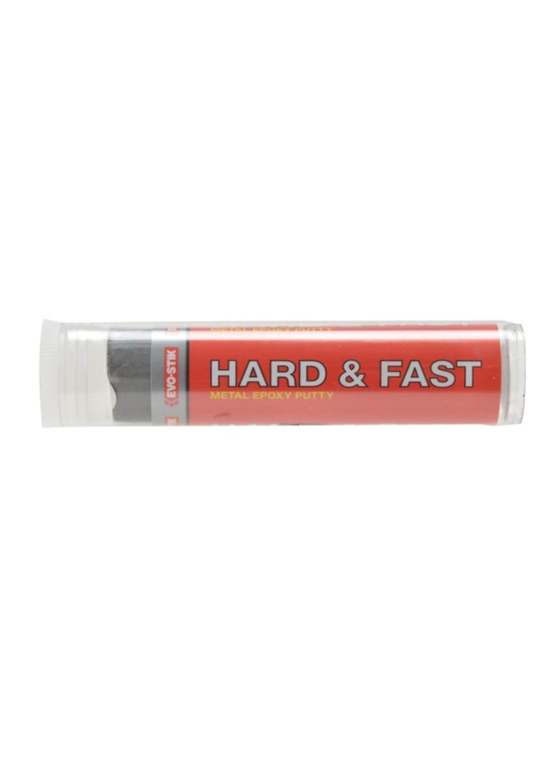 EVO-STIK Hard & Fast Metal Epoxy Putty, Sets Steel Hard in 10 Minutes, Colour: Grey, 50g stick  - Image 3